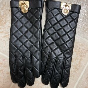 Michael Kors Leather Gloves